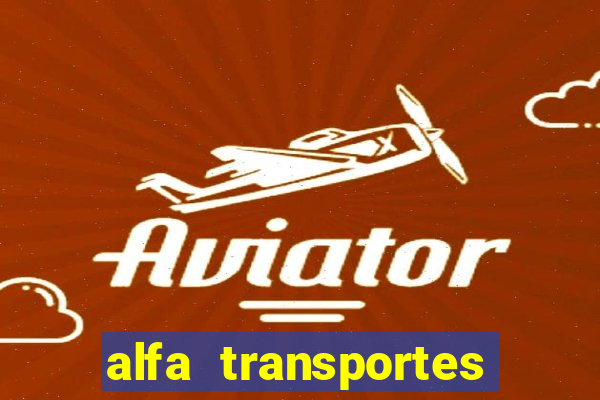 alfa transportes novo hamburgo